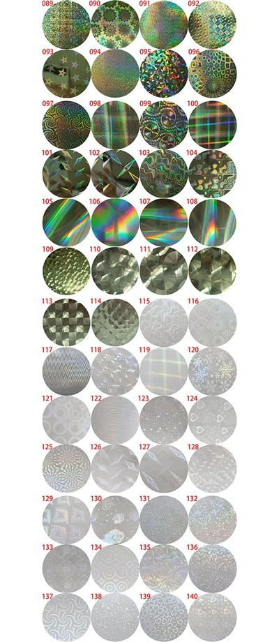 Pellicola olografica Pellicola glitterata Pellicola arcobaleno